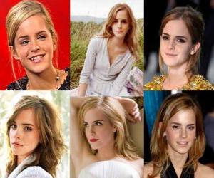 yapboz Emma Watson Hermione Granger, bir Harry Potter film serisinin üç yıldız rolüyle tanınıyordu